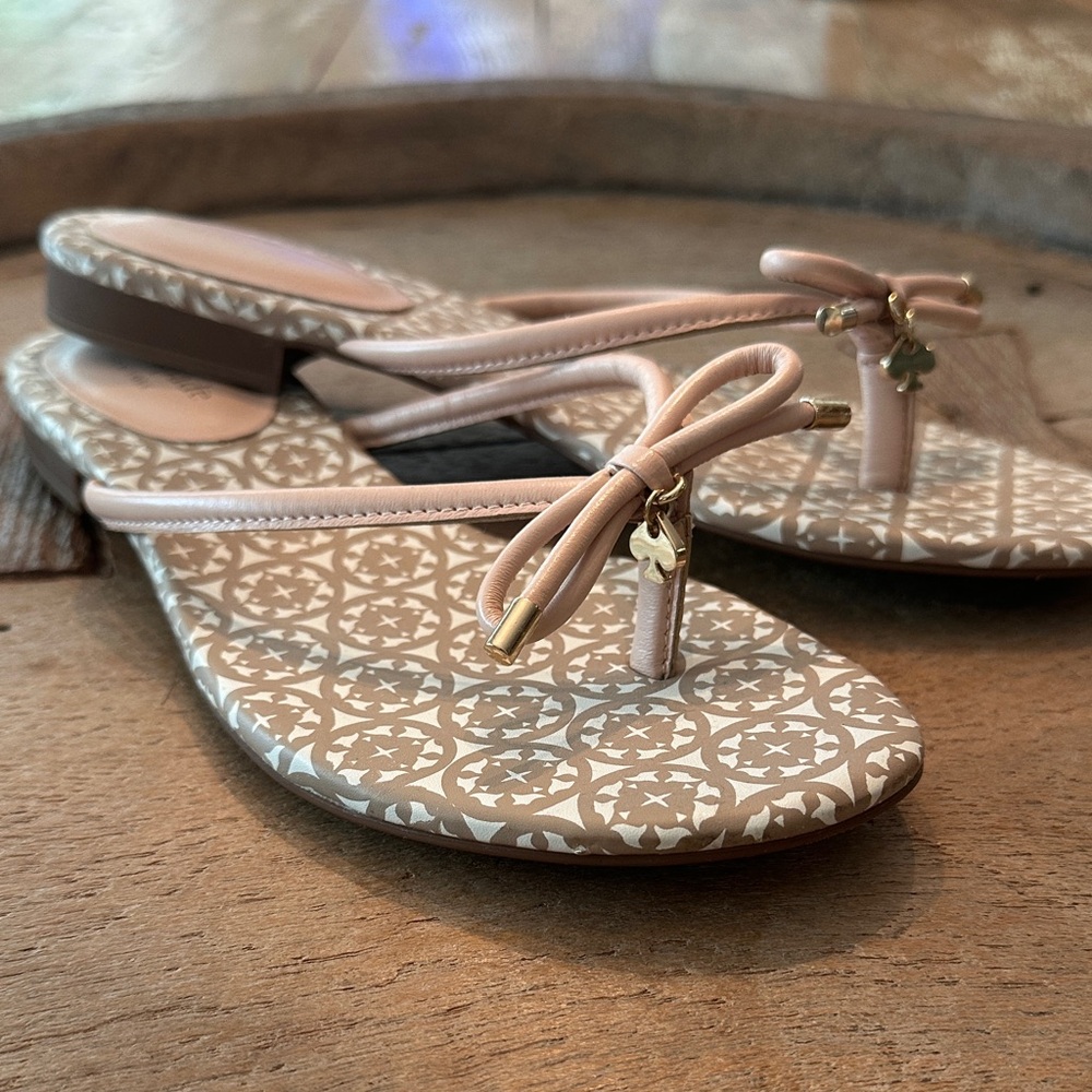 Kate Spade Pink Bow Sandals